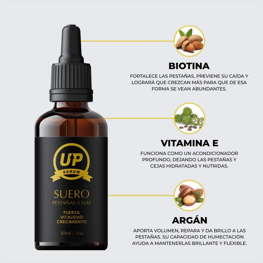 SERUM UP ® | CRECIMIENTO DE PESTAÑAS Y CEJAS